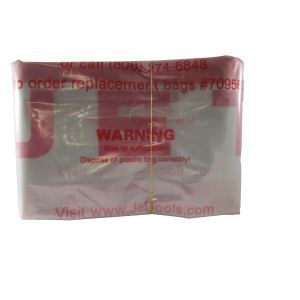 JET709563 Clear plastic bag, 5 pack
