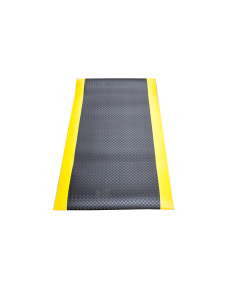 SUP02 Anti-fatigue 3' x 5' black and yellow mat